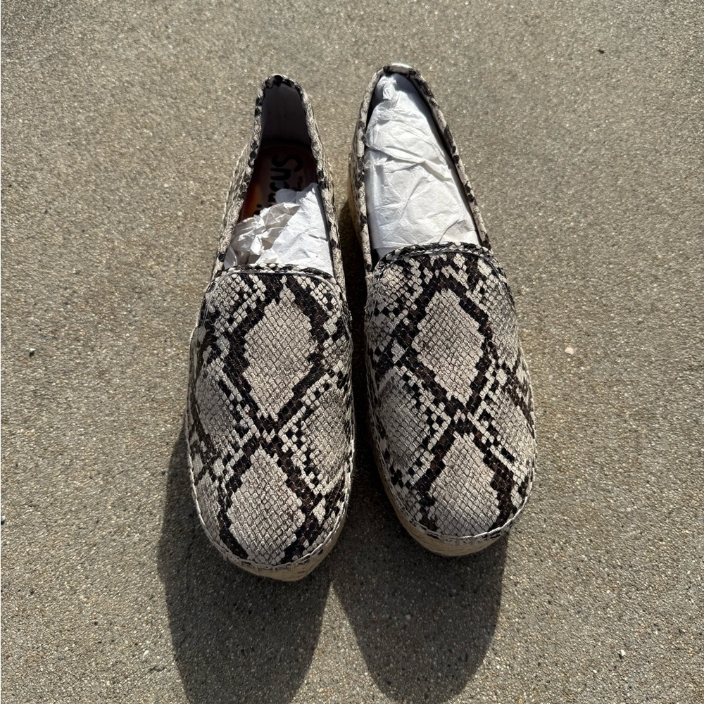 Sam Edelman snake print espadrilles
